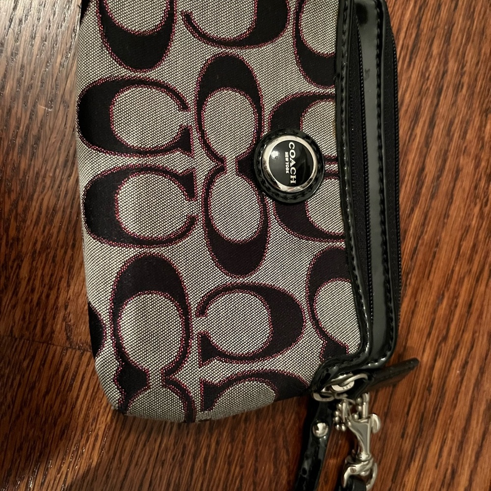Vintage coach purse wristlet/wallet